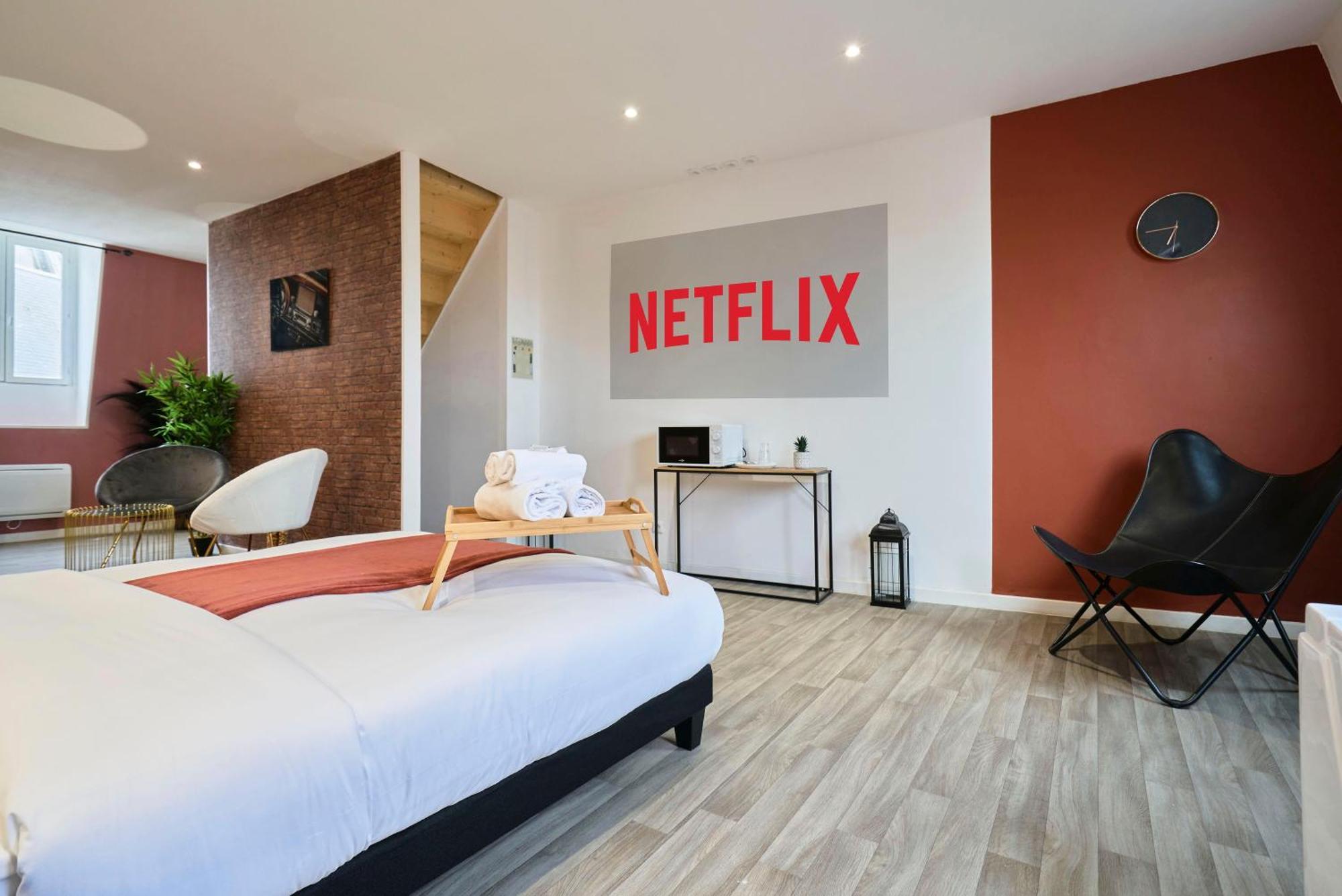 Ng Suitehome - Lille I Roubaix Centre I Grand Place - Balneo - Netflix - Wifi Exterior foto